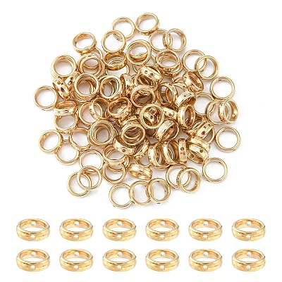 100Pcs CCB Plastic Bead Frames CCB-YW0001-08-1