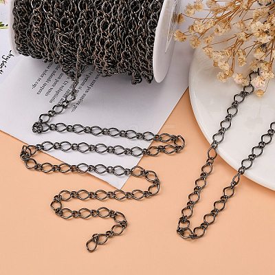 Iron Handmade Chains Figaro Chains Mother-Son Chains CHSM003Y-B-1