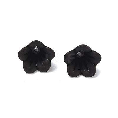 Frosted Flower Acrylic Beads FACR-5332-12A-1