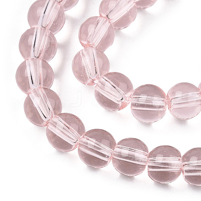 Transparent Glass Beads Strands GLAA-T032-T4mm-10-1