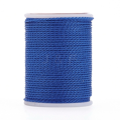 Round Waxed Polyester Cord X-YC-G006-01-1.0mm-08-1