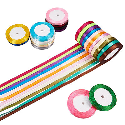 Single Face Solid Color Satin Ribbon SRIB-S051-15mm-156-1