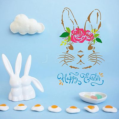 Plastic Drawing Painting Stencils Templates DIY-WH0172-345-1