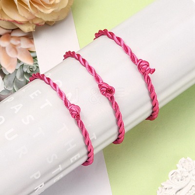 Nylon Rattail Satin Cord Bracelet Making AJEW-JB00019-08-1