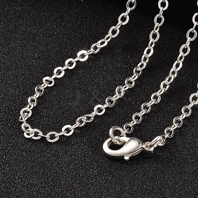 Brass Cable Chains Necklaces NJEW-JN01468-02-1