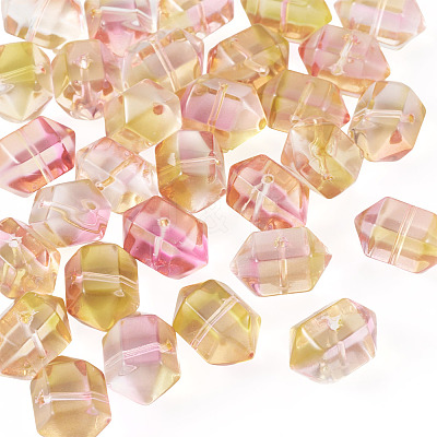 30Pcs Transparent Handmade Lampwork Beads LAMP-TADJ0001-12H-1