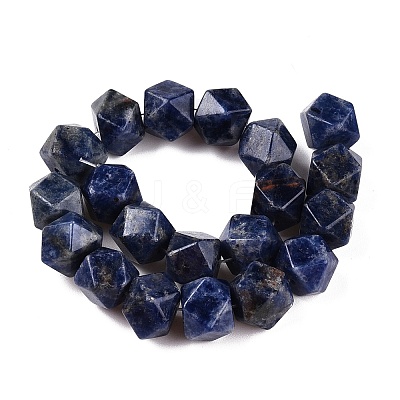 Natural Sodalite Beads Strands G-T138-41-1