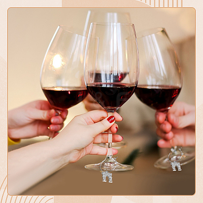 DIY Wine Glass Charms Making Kits DIY-ME0003-76-1