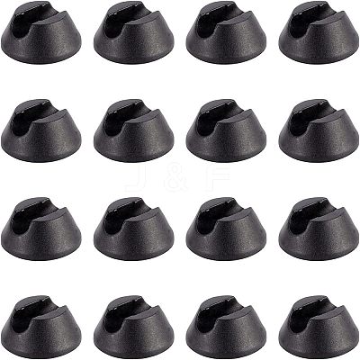 30Pc Self Adhesive Plastic Furniture Sliders AJEW-FH0001-97-1