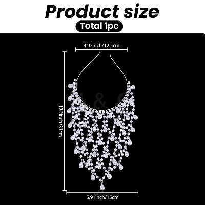 Imitation Pearls Hair Bands for Women Girls AJEW-WH20033-107-1