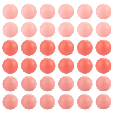 45Pcs 3 Colors Round Silicone Focal Beads SIL-TAD0001-01H-1