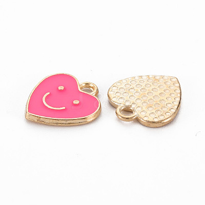Alloy Enamel Charms X-ENAM-T016-12A-RS-1