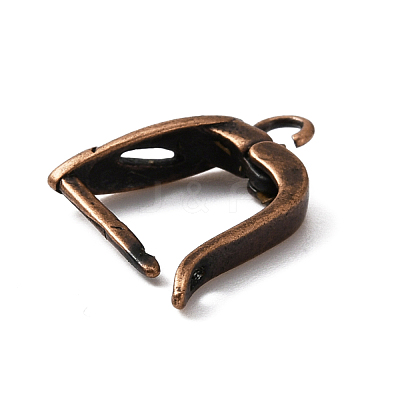 6Pcs Brass Hoop Earring Findings KK-WH0047-52R-1