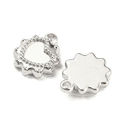 Non-Tarnish 304 Stainless Steel Pendant Cabochon Settings STAS-I202-14P-1