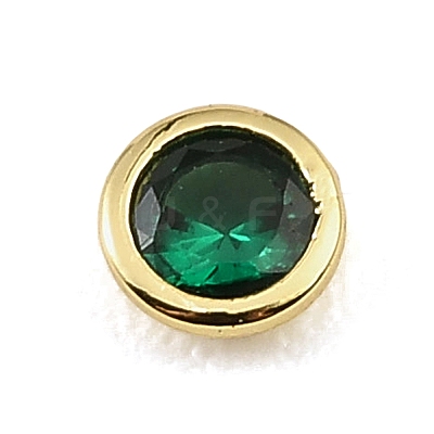 Brass Pave Cubic Zirconia Cabochons CU-CBA30E8-03G-08-1