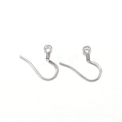 Tarnish Resistant 304 Stainless Steel French Earring Hooks STAS-G130-57P-1