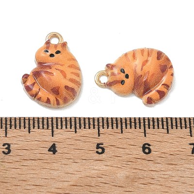 Alloy Enamel Pendants ENAM-K076-35G-05-1