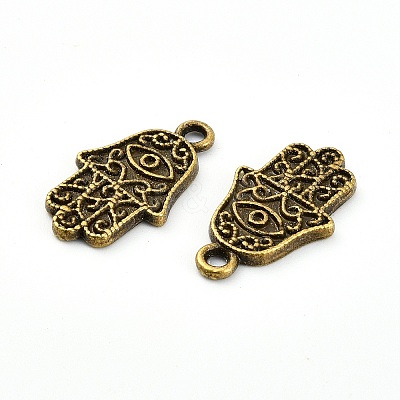 Tibetan Style Alloy Pendant Enamel Settings LS-TIBE-T011-127AB-FF-1