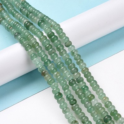 Natural Green Aventurine Beads Strands LS-G-D481-03A-1