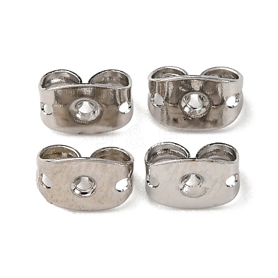 Brass Ear Nuts KK-C119-13B-P-1