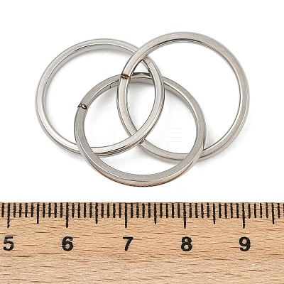 201 Stainless Steel Trinity Interlocking Ring Finger Rings FS-WG6776A-05-1