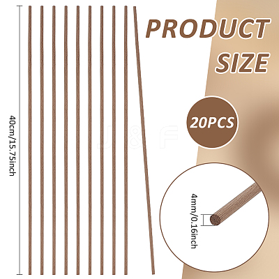 Black Walnut Wood Sticks DIY-WH20050-48A-1