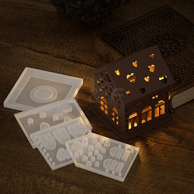 Christmas Heart House DIY Candle Silicone Molds PW-WGADDB1-01-1