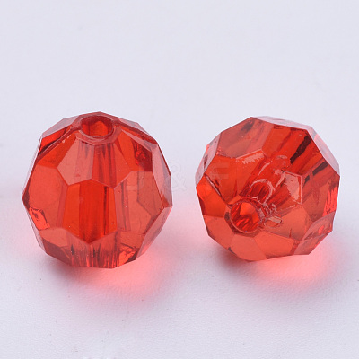 Transparent Acrylic Beads TACR-Q257-6mm-V12-1