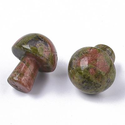 Natural Unakite GuaSha Stone G-N0325-02L-1