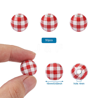 Natural Wooden Beads LS-WOOD-TAC0010-05E-1