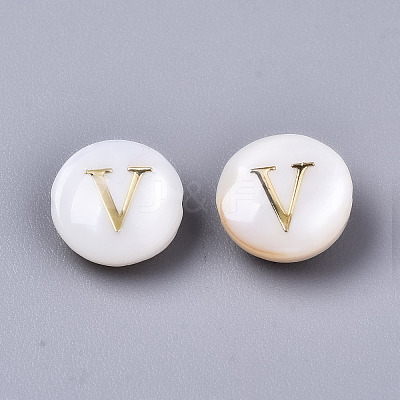 Natural Freshwater Shell Beads SHEL-S266-12V-1
