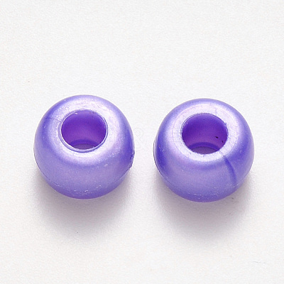 Plastic Pearlized Beads KY-R019-01-1