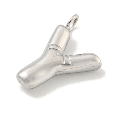 Non-Tarnish 304 Stainless Steel Pendants STAS-C102-15P-Y-1