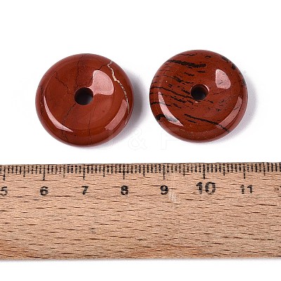 Natural Red Jasper Pendants G-Q601-30B-08-1