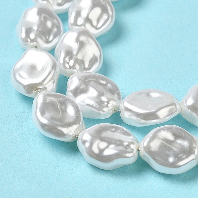 ABS Plastic Imitation Pearl Beads Strands LS-KY-F021-02-1-1