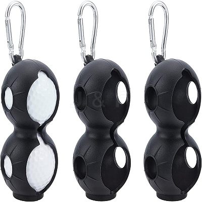 3Pcs 8-shape Silicone Silicon Golf Ball Cover AJEW-FH0002-06-1