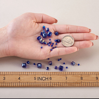 Electroplate Glass Beads Strands EGLA-TA0001-03A-1