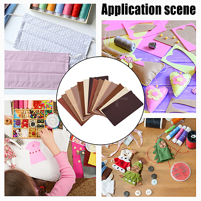 7Pcs Cotton Pure Color Fabric AJEW-WH0481-631D-1
