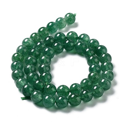 Natural Green Strawberry Quartz Beads Strands G-F756-A01-02-1