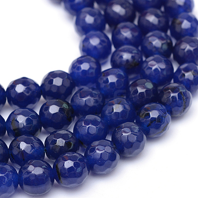 Natural White Jade Bead Strands G-R346-6mm-04-1
