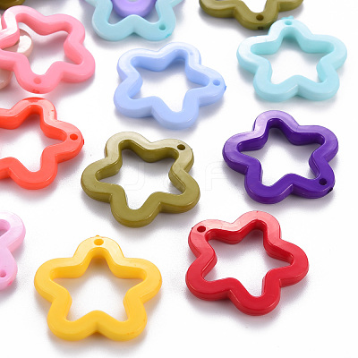 Opaque Acrylic Pendants MACR-S373-24H-1