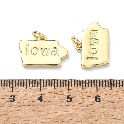 Brass Pendants KK-D229-22L-G-1