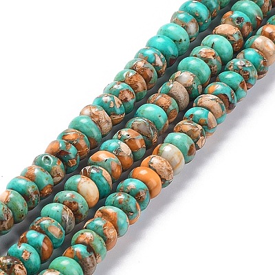 Synthetic Turquoise Beads Strands G-C034-02C-1