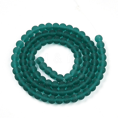 Transparent Glass Beads Strands GLAA-T032-T4mm-MD21-1