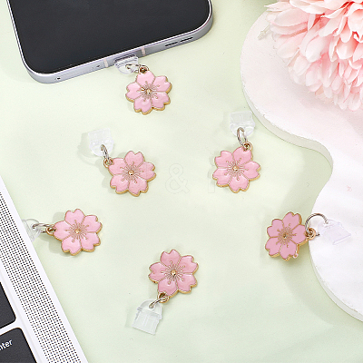 6Pcs Resin Mobile Dustproof Plugs FIND-CN0002-01-1