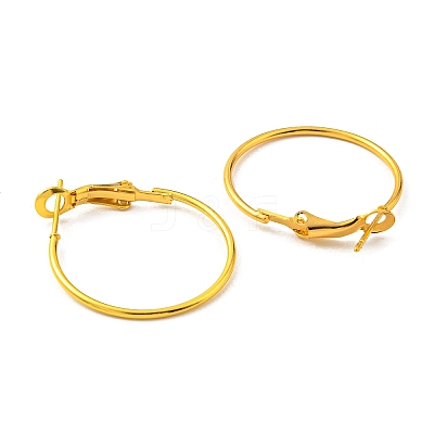 Iron Huggie Hoop Earring Findings IFIN-E025-01B-G-1