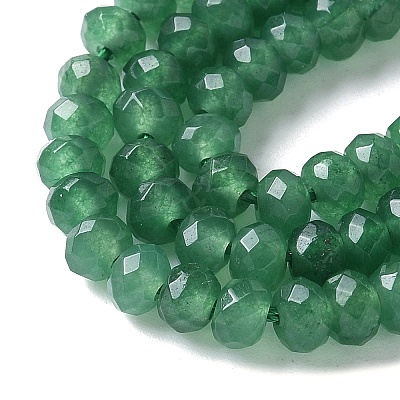 Dyed Natural Malaysia Jade Rondelle Beads Strands G-E316-2x4mm-59-1