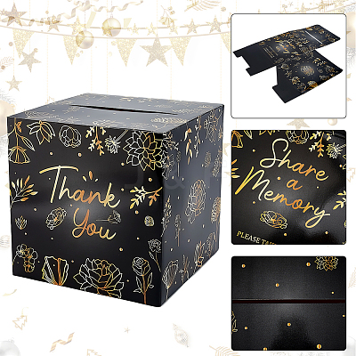 1 Set Graduation Party Paper Grad Card Boxes CBOX-SP0001-04-1