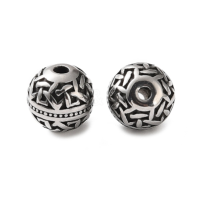 304 Stainless Steel Beads SA-CBA043D-01A-AS-1