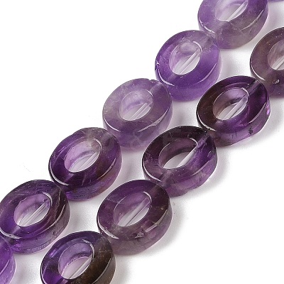 Natural Amethyst Beads Strands G-M439-A06-01-1